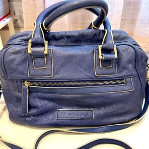 PennyBlack crossbody leather bag.